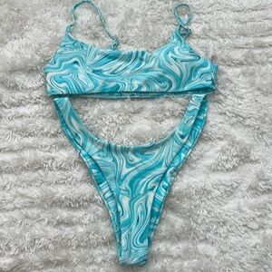 Grey Bandit Bikini Set